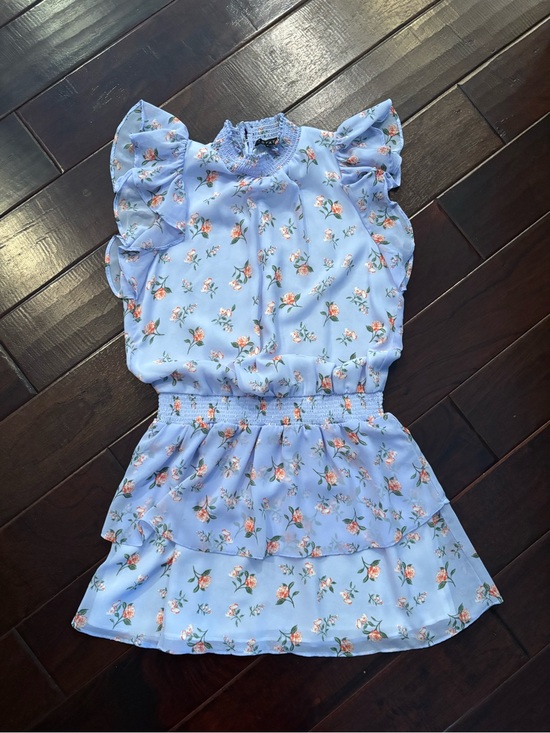 1. State Dresses & Skirts - 1. STATE from REVOLVE Smock Neck Dress in Floral Twilight - Size Small